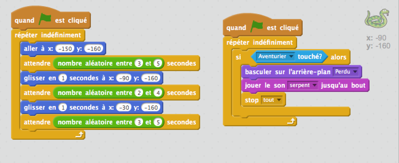 Stage Coding Scratch Jeu Aventure