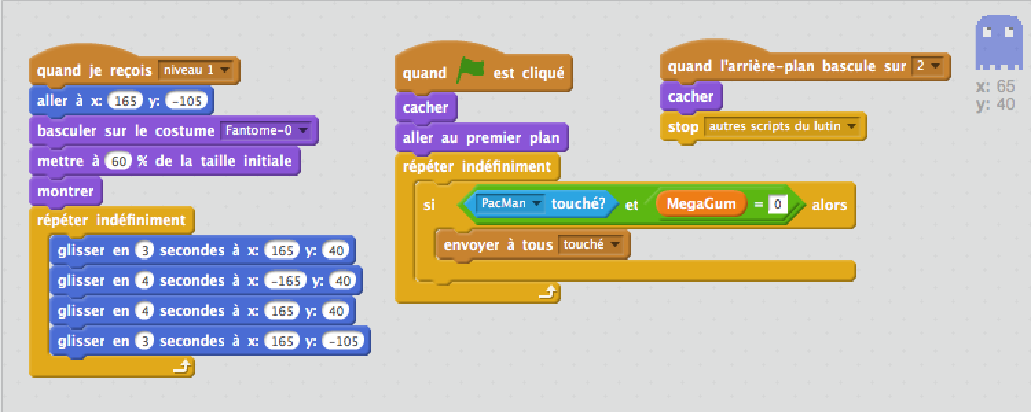 Stage Coding Scratch Jeu Pacman