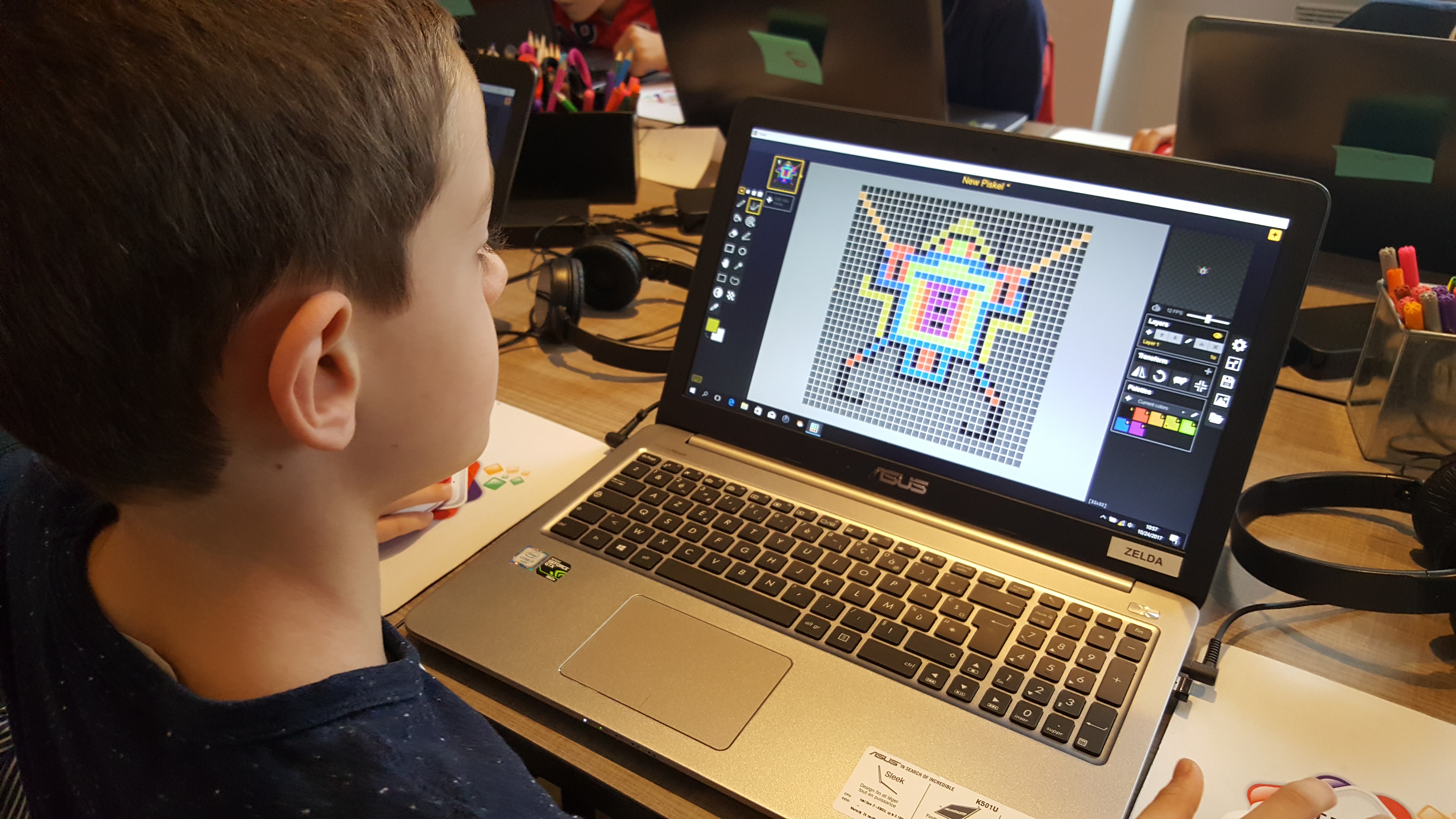 Piskel Dessin en pixel art