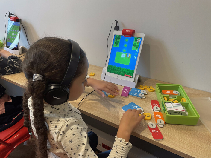 Tablette et blocs Osmo coding