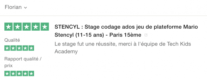 STENCYL : Stage Coding Ados - Jeu de plateforme Mario (11-15 ans ...