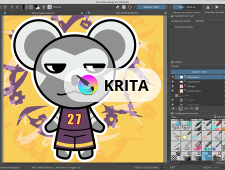 Stage Krita Dessin Kawaii