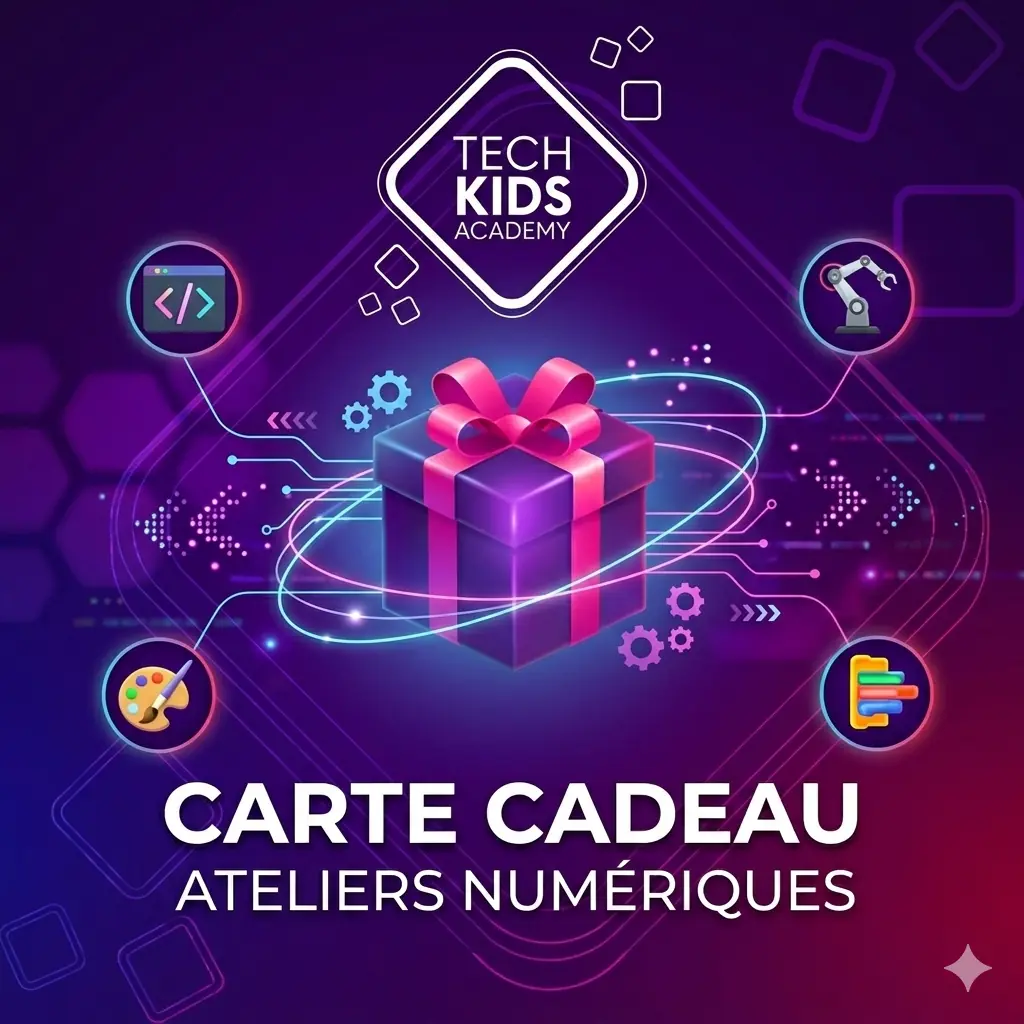 Carte cadeau ateliers numériques