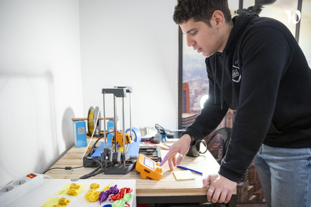 Animateur avec imprimante 3D