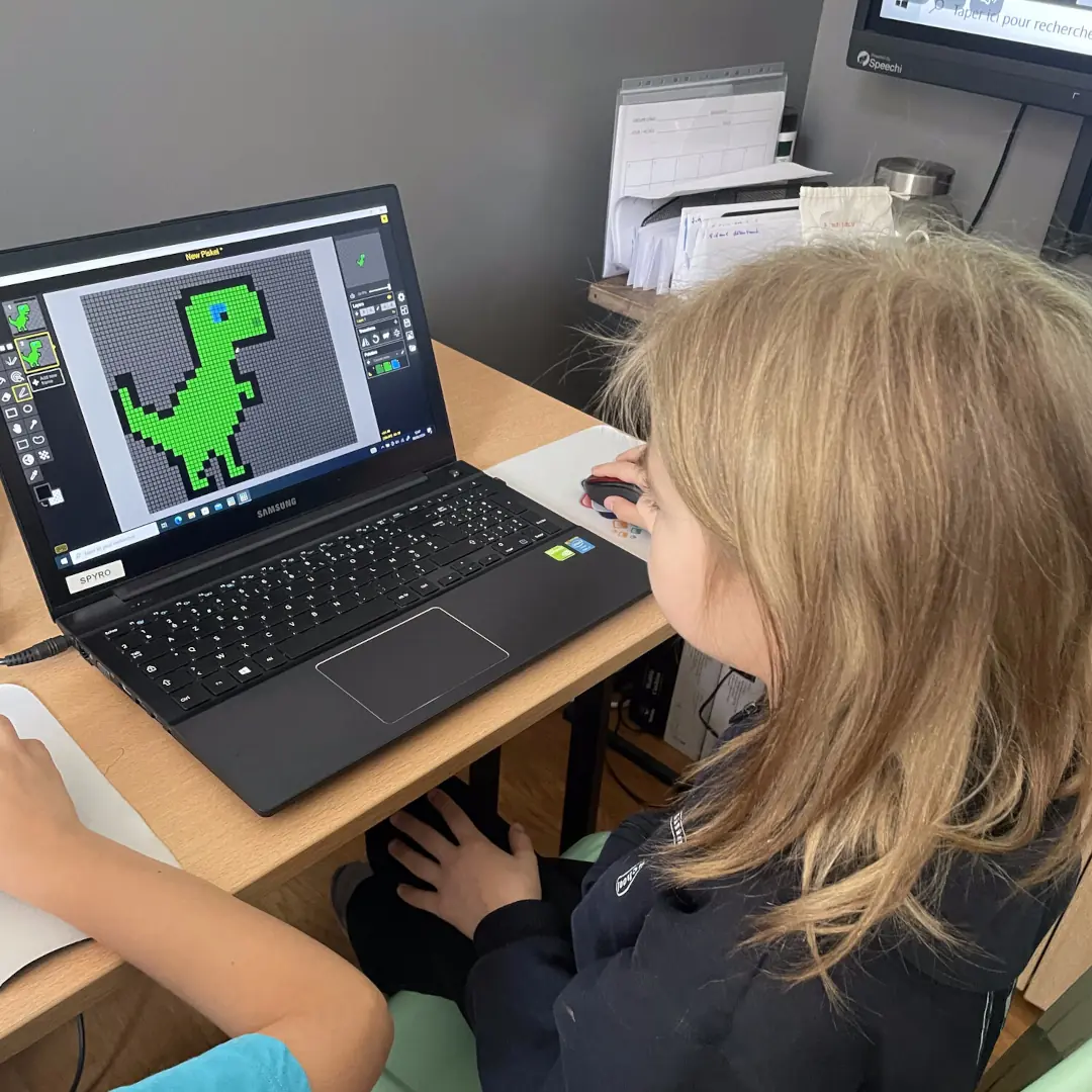 Atelier graphisme pixel art 7-9 ans Niveau 2