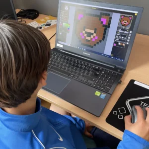 Introduction pixel art avec Piskel sur ordinateur