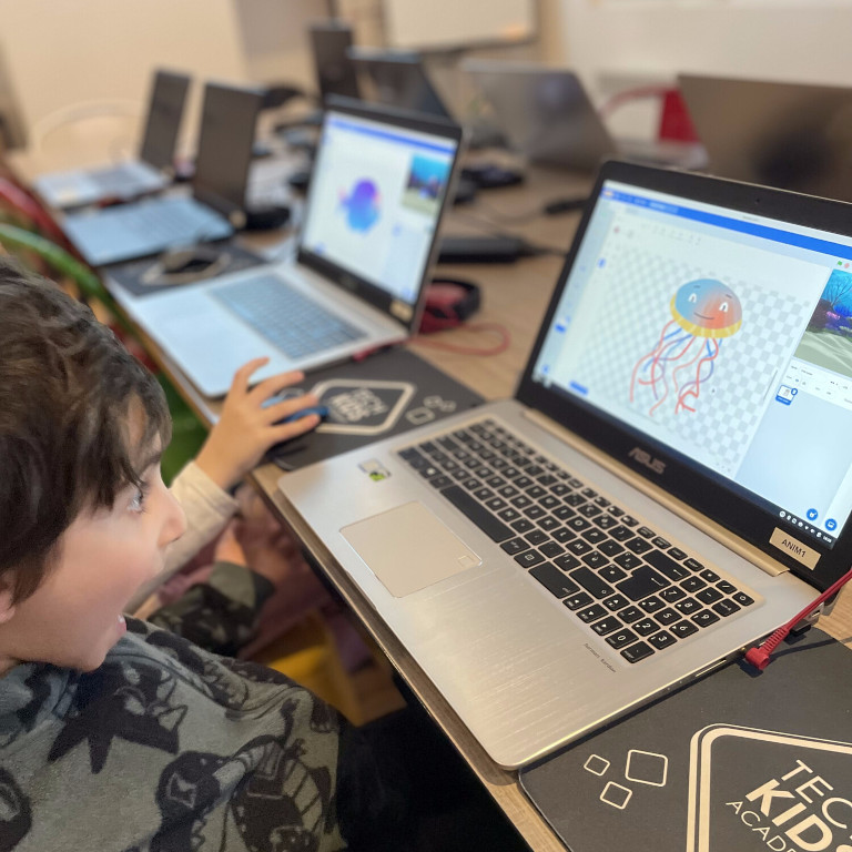 Atelier Codage Scratch 7-12 ans | Tech Kids Academy