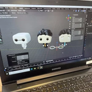 Figurines Pop 3D Blender