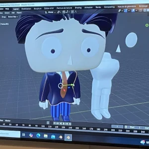 Modélisation 3D Victor avec Blender
