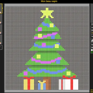 Atelier Graphisme Pixel Art - Création de Noël