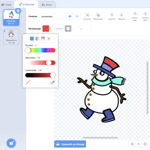 Scratch Interface dessin