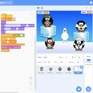 Scratch Jeu des pingouins